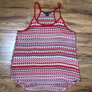 American Dream Red & White top